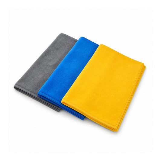 CarNue Multipurpose Microfiber Cleaning Cloths — 250 GSM (Pack of 3)
